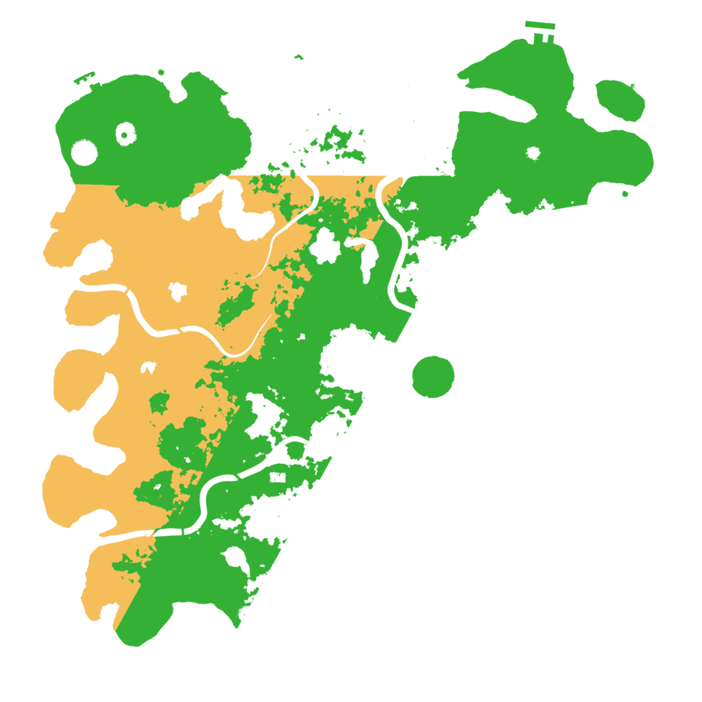 Biome Rust Map: Procedural Map, Size: 4750, Seed: 839906