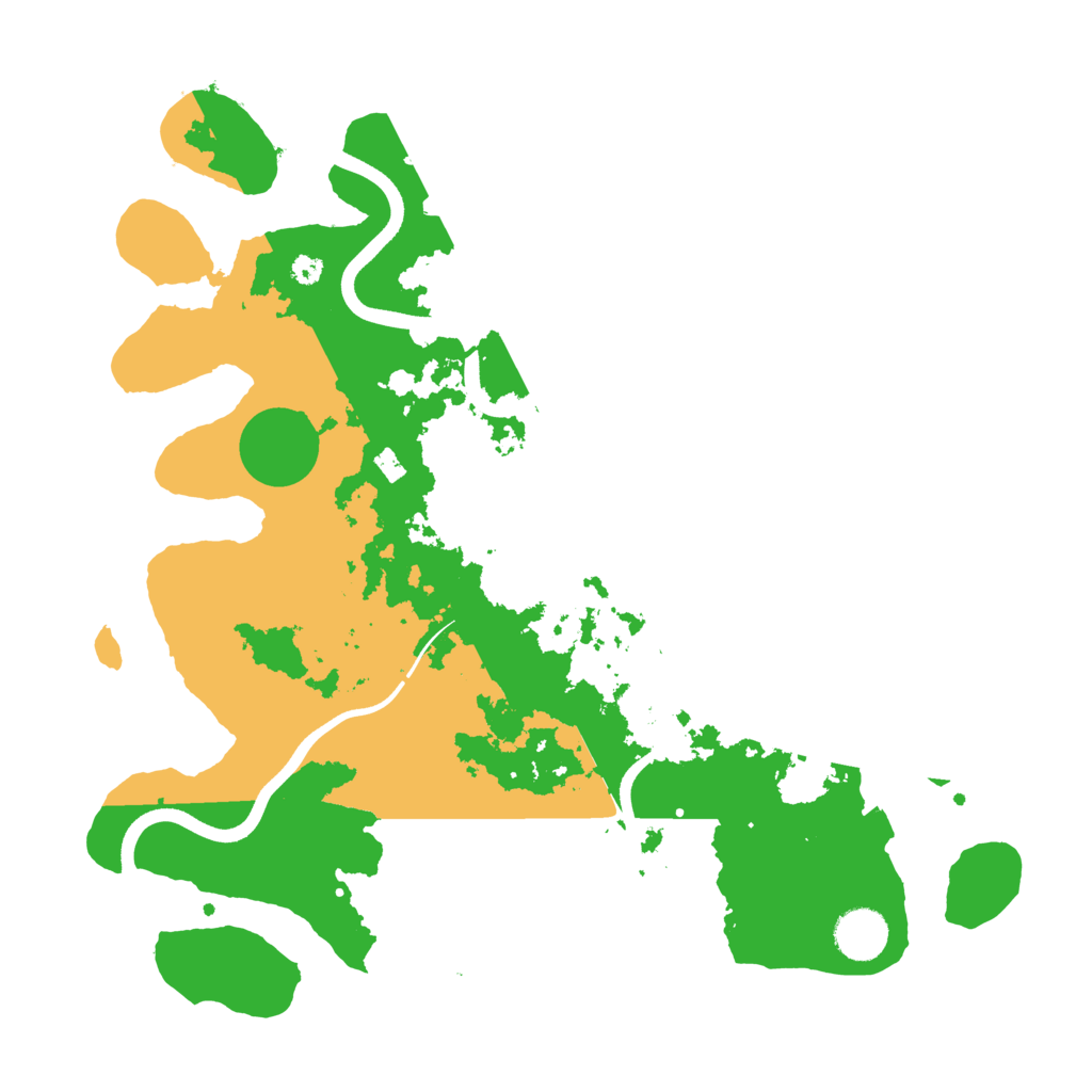 Biome Rust Map: Procedural Map, Size: 3650, Seed: 1886071632