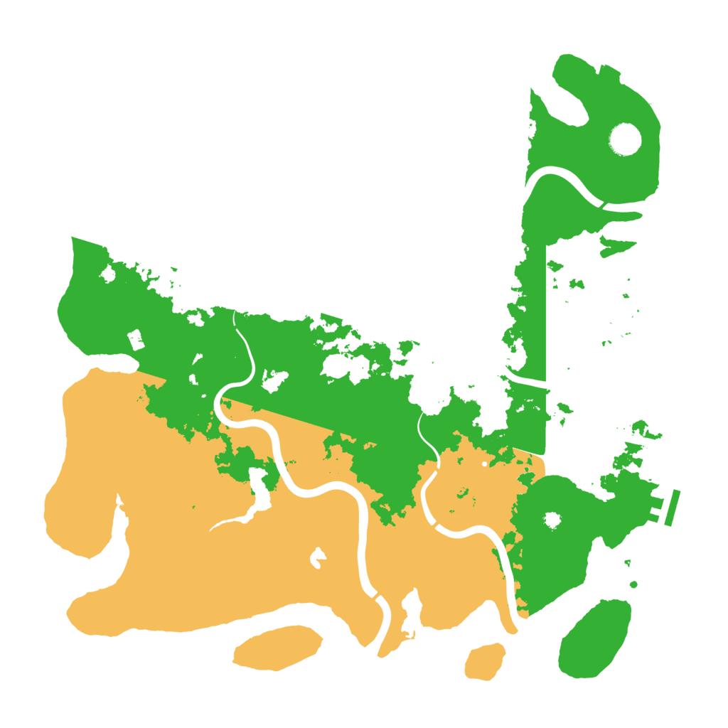 Biome Rust Map: Procedural Map, Size: 4000, Seed: 83267
