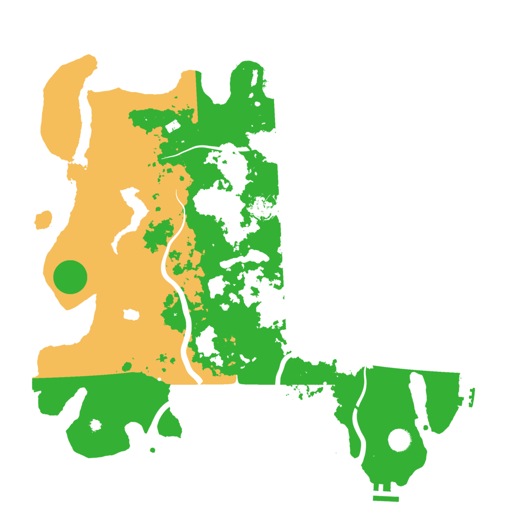 Biome Rust Map: Procedural Map, Size: 4000, Seed: 441438