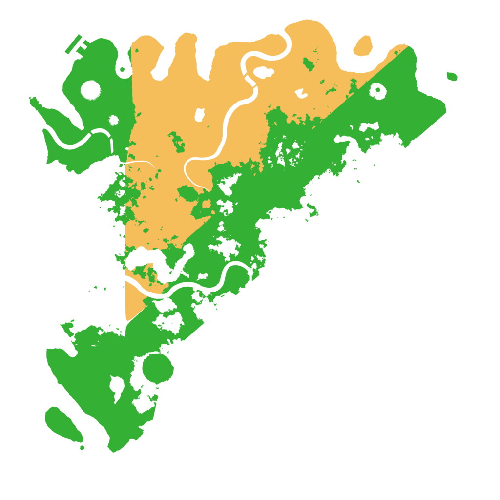 Biome Rust Map: Procedural Map, Size: 4500, Seed: 429075