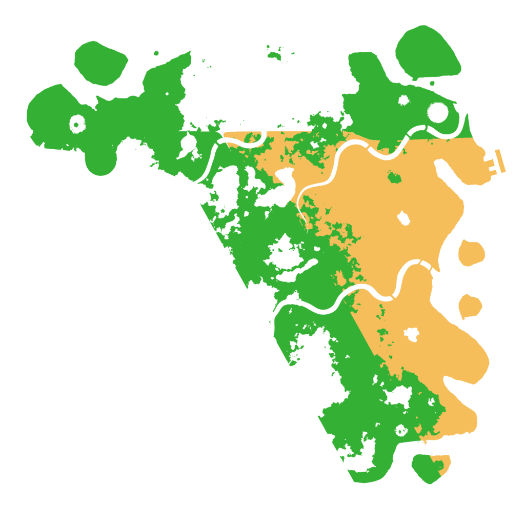 Biome Rust Map: Procedural Map, Size: 4500, Seed: 955458138