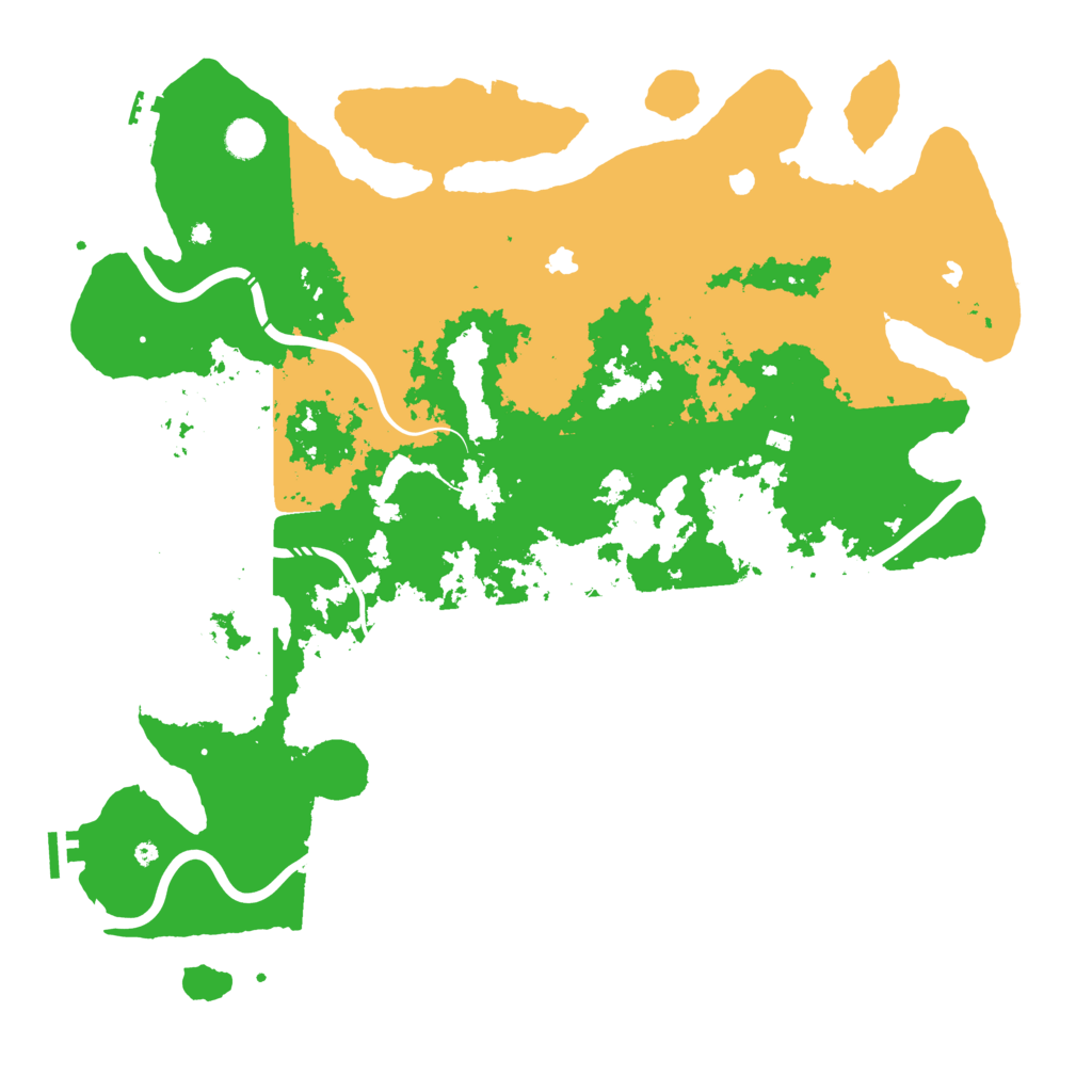 Biome Rust Map: Procedural Map, Size: 4750, Seed: 581697