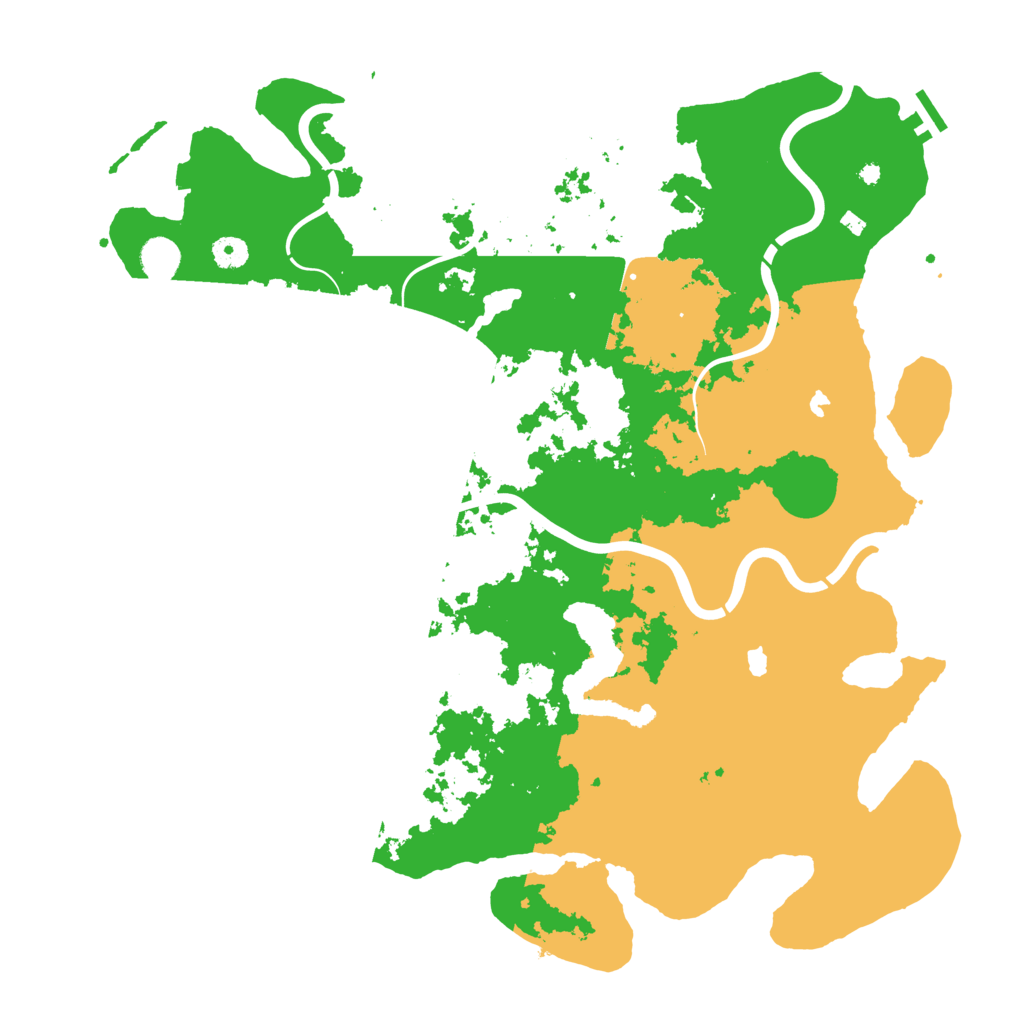 Biome Rust Map: Procedural Map, Size: 4500, Seed: 1250433567