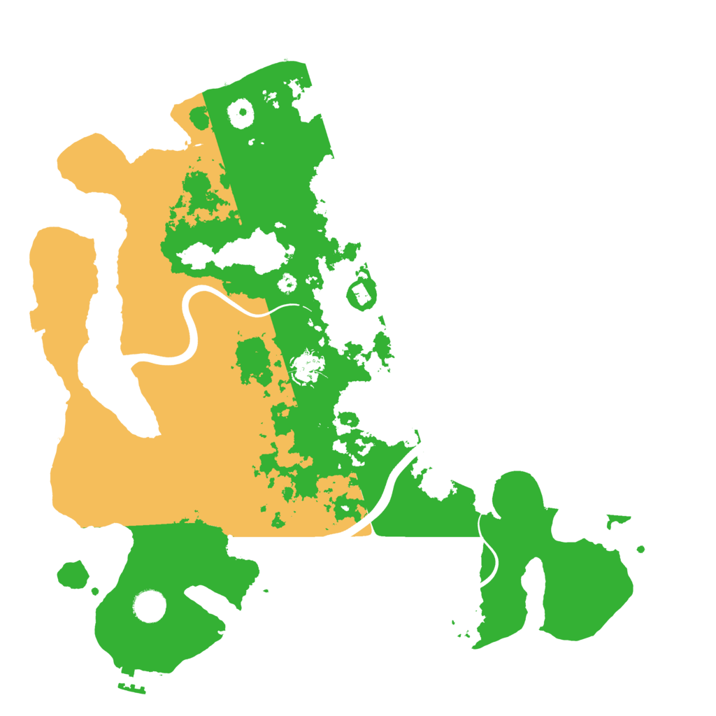 Biome Rust Map: Procedural Map, Size: 3850, Seed: 699939
