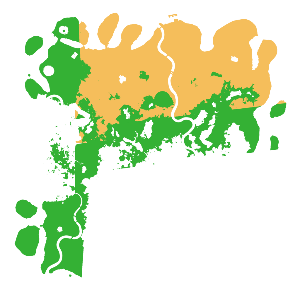Biome Rust Map: Procedural Map, Size: 5000, Seed: 847265