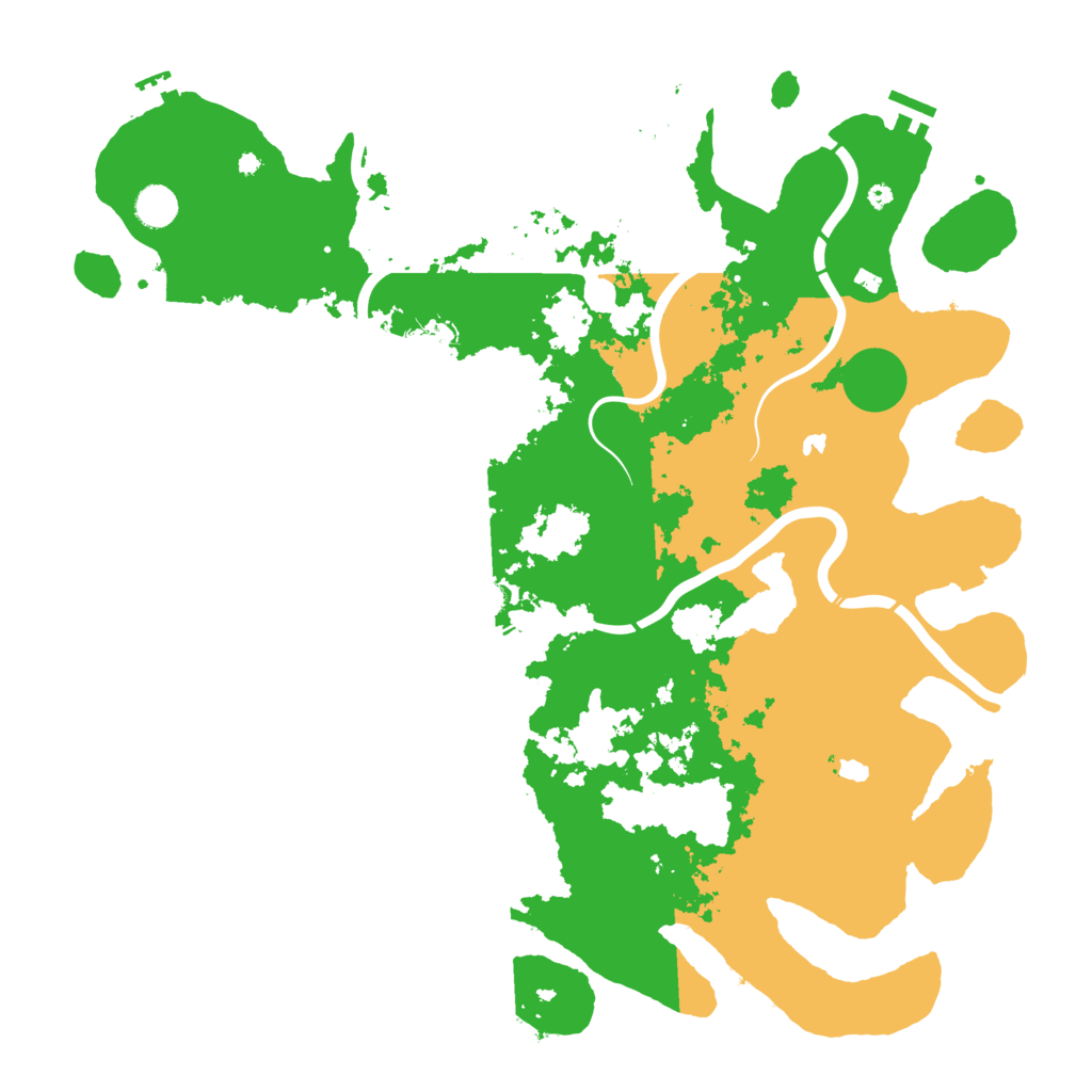 Biome Rust Map: Procedural Map, Size: 4500, Seed: 221752