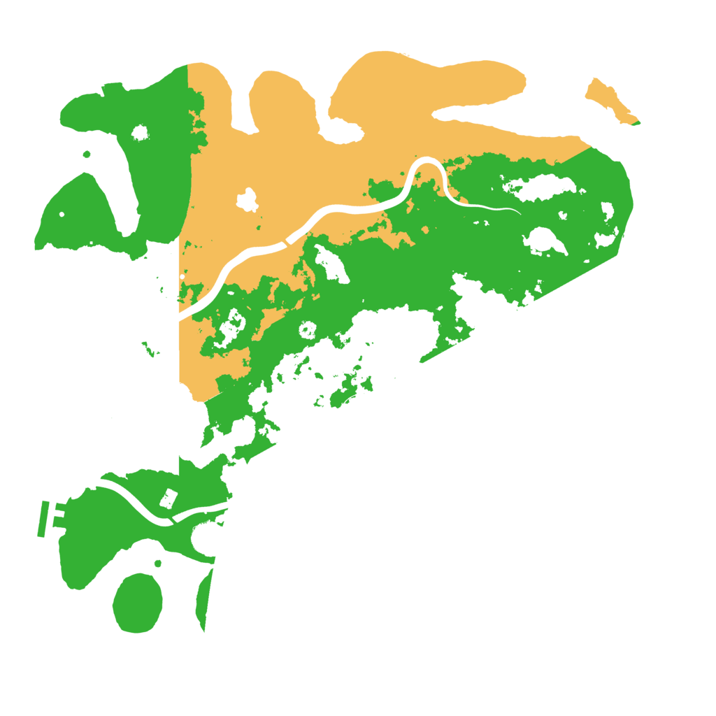 Biome Rust Map: Procedural Map, Size: 4000, Seed: 43567824