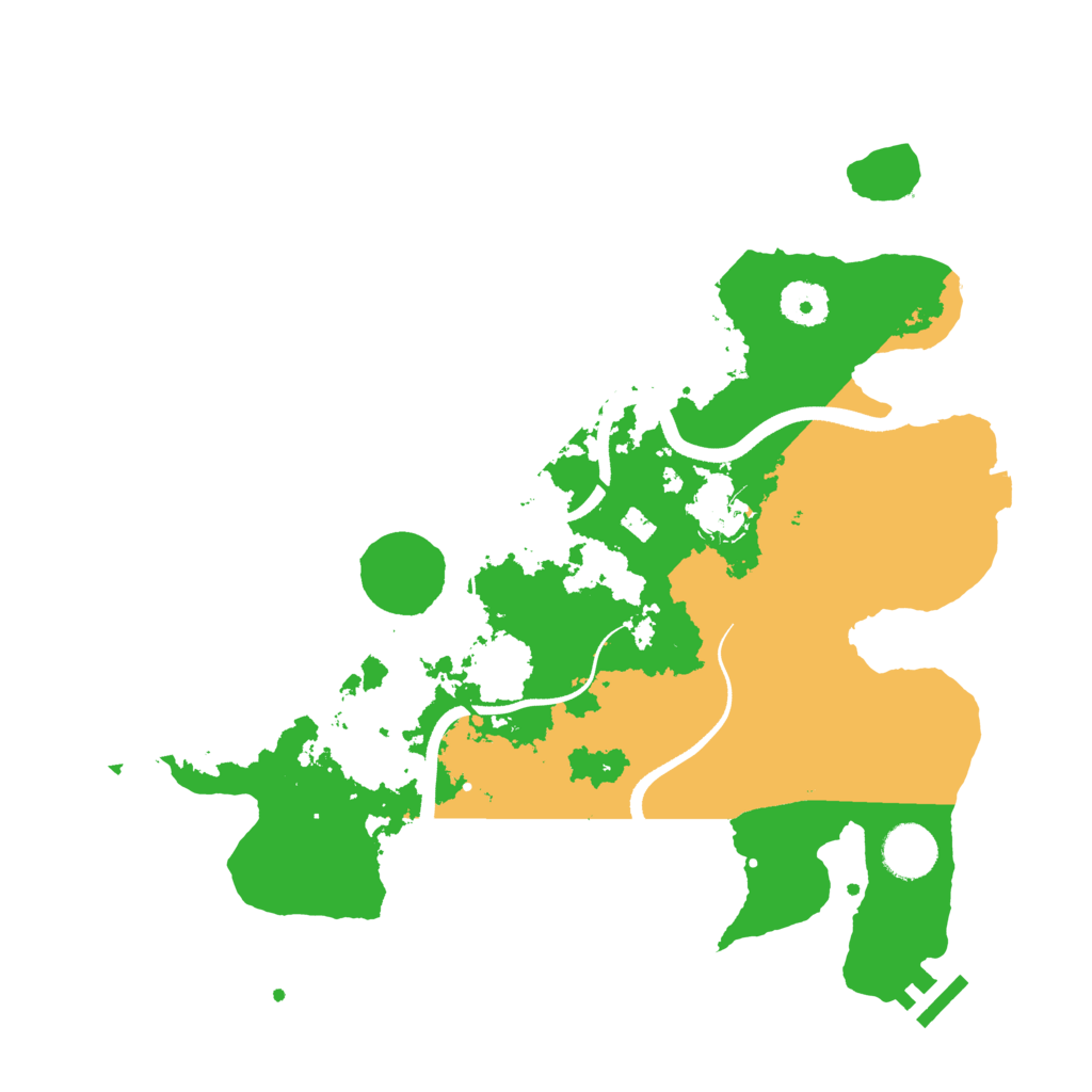 Biome Rust Map: Procedural Map, Size: 3500, Seed: 1794246842