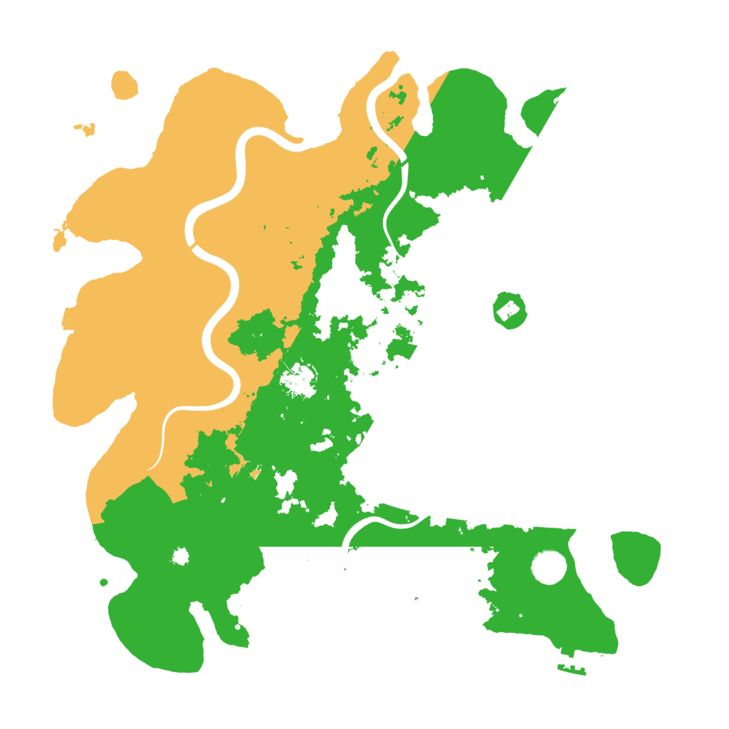 Biome Rust Map: Procedural Map, Size: 3800, Seed: 43737