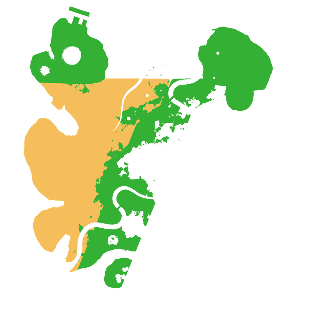 Biome Rust Map: Procedural Map, Size: 3000, Seed: 5217394