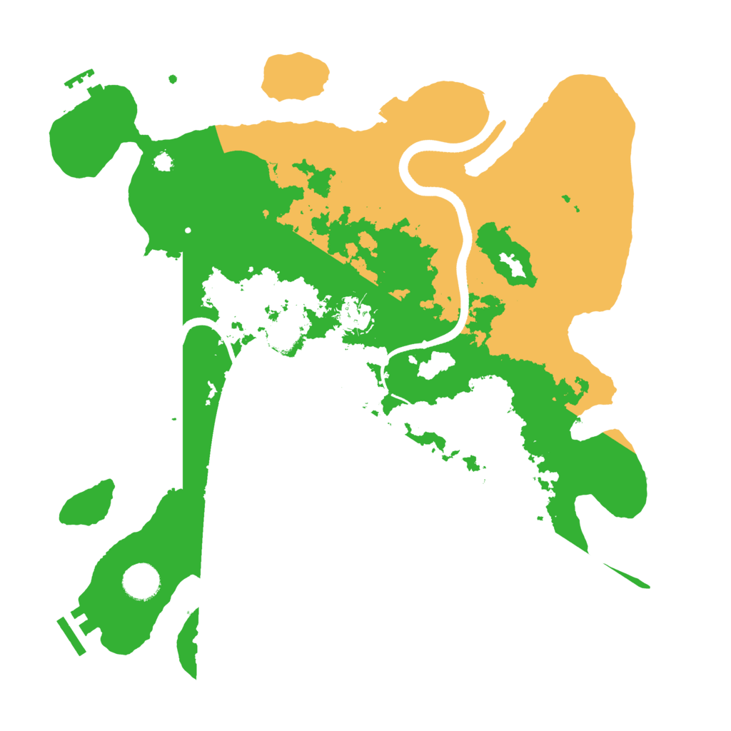 Biome Rust Map: Procedural Map, Size: 3500, Seed: 1695923836