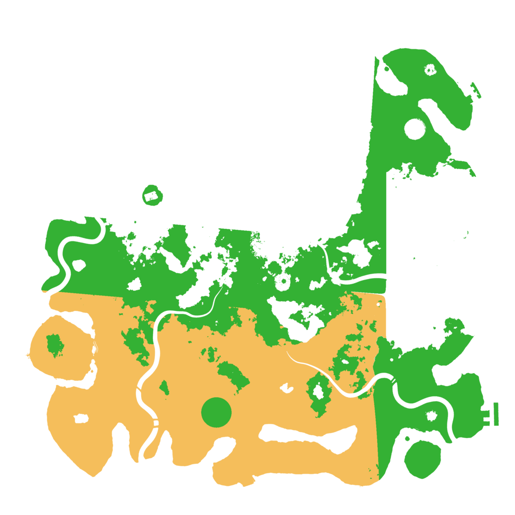 Biome Rust Map: Procedural Map, Size: 4500, Seed: 1638664419