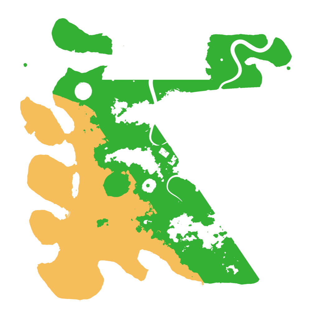Biome Rust Map: Procedural Map, Size: 3500, Seed: 841804