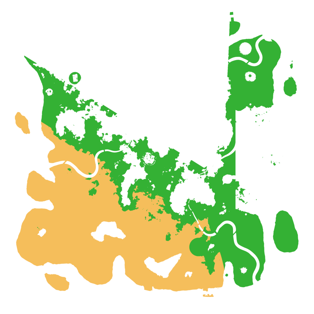 Biome Rust Map: Procedural Map, Size: 4500, Seed: 1192435202