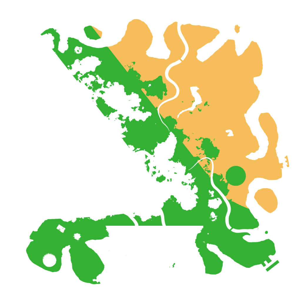 Biome Rust Map: Procedural Map, Size: 4000, Seed: 561321969