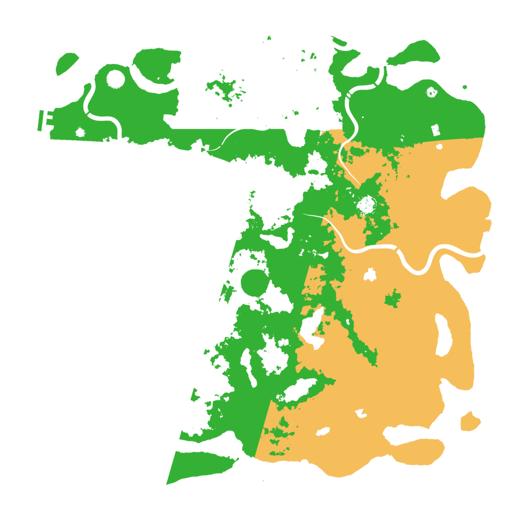 Biome Rust Map: Procedural Map, Size: 5000, Seed: 358920