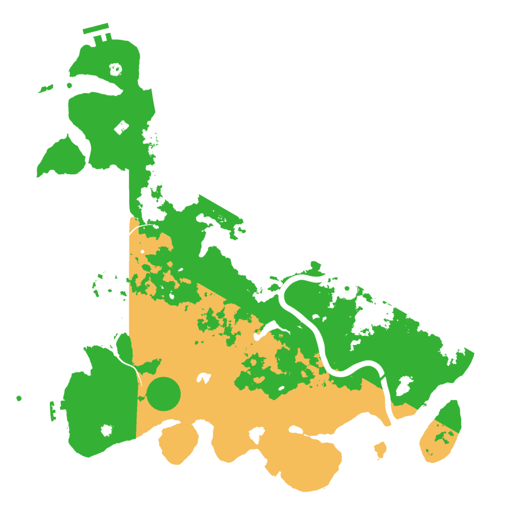 Biome Rust Map: Procedural Map, Size: 4000, Seed: 253806