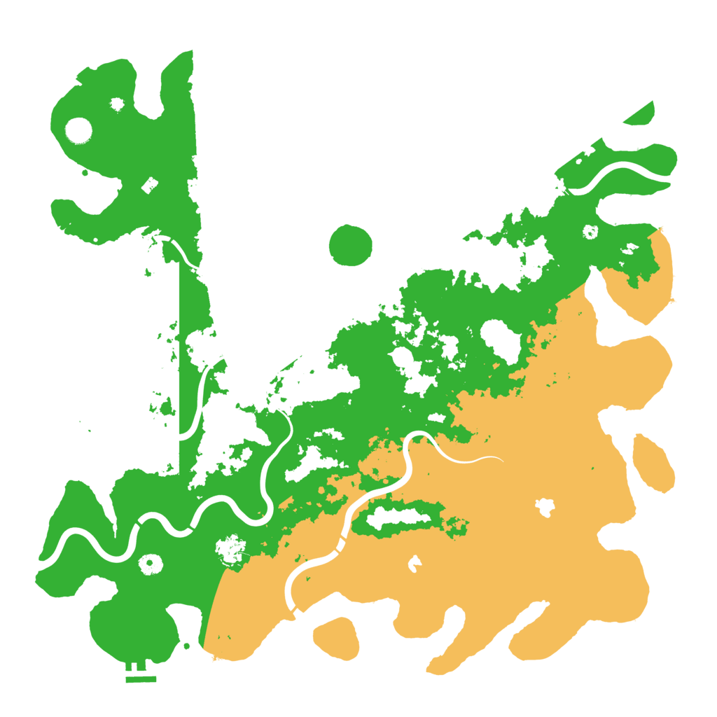 Biome Rust Map: Procedural Map, Size: 4750, Seed: 382516