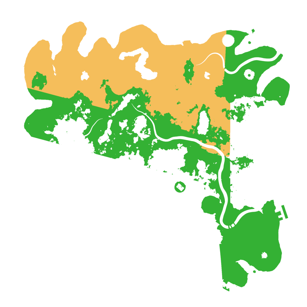 Biome Rust Map: Procedural Map, Size: 4500, Seed: 783921