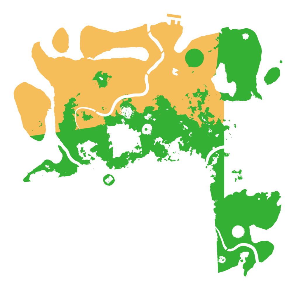 Biome Rust Map: Procedural Map, Size: 4250, Seed: 746805