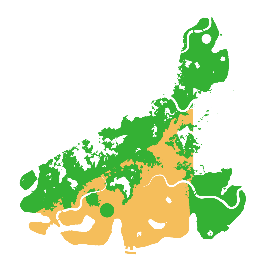 Biome Rust Map: Procedural Map, Size: 4750, Seed: 101424