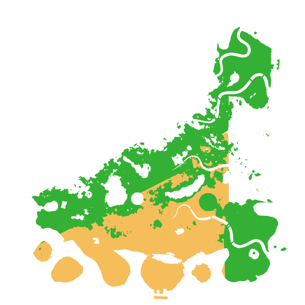 Biome Rust Map: Procedural Map, Size: 4500, Seed: 299004793
