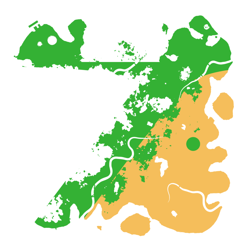 Biome Rust Map: Procedural Map, Size: 4750, Seed: 518785