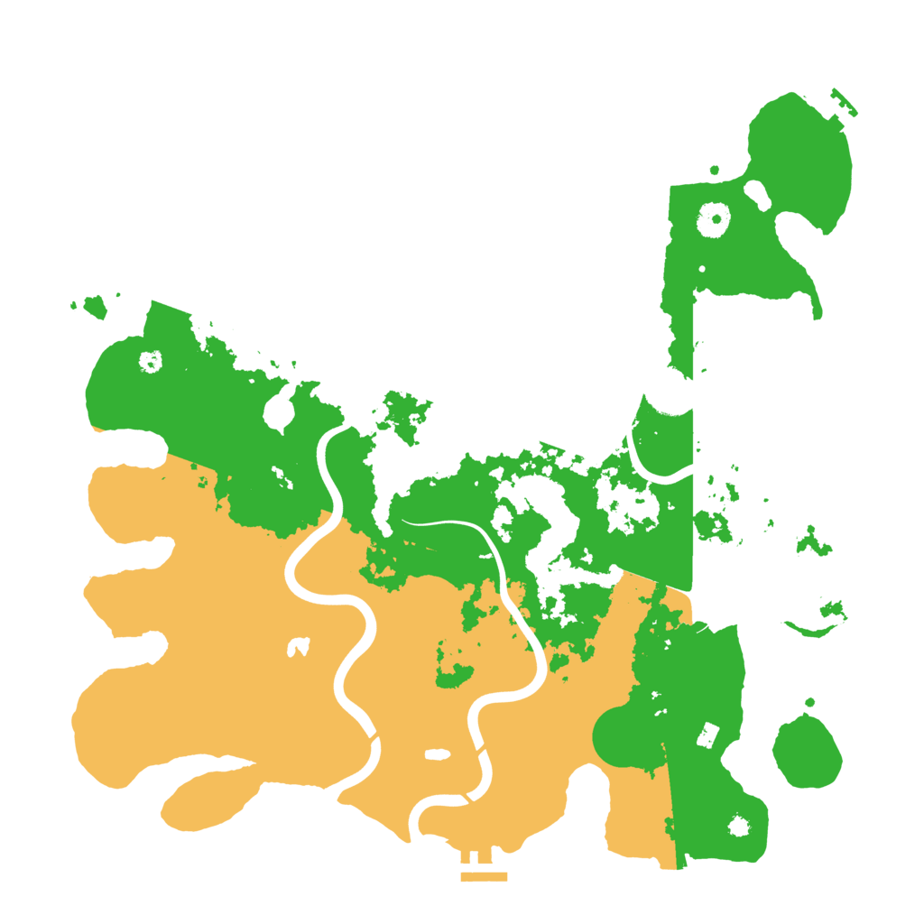 Biome Rust Map: Procedural Map, Size: 4000, Seed: 801447