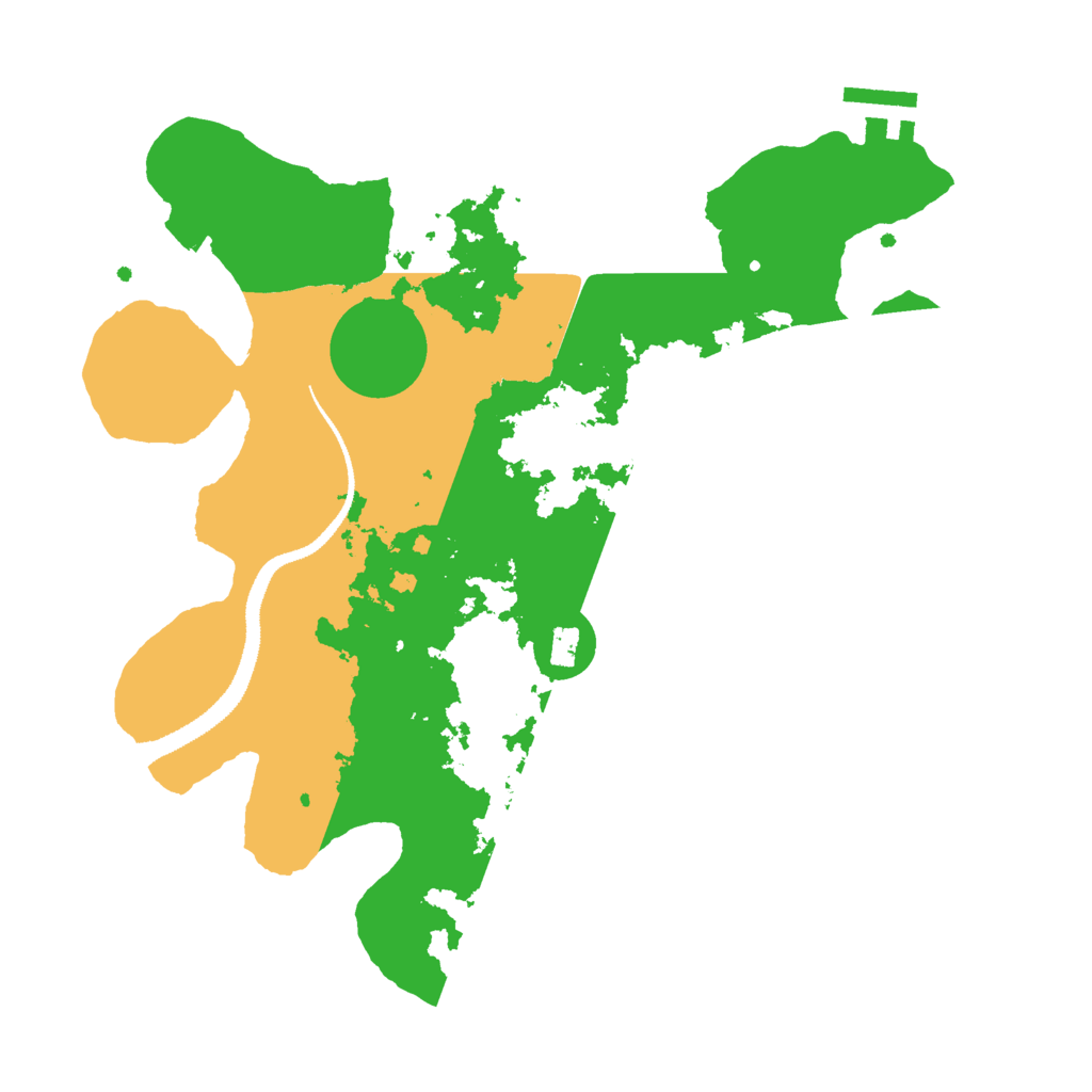 Biome Rust Map: Procedural Map, Size: 3000, Seed: 511568