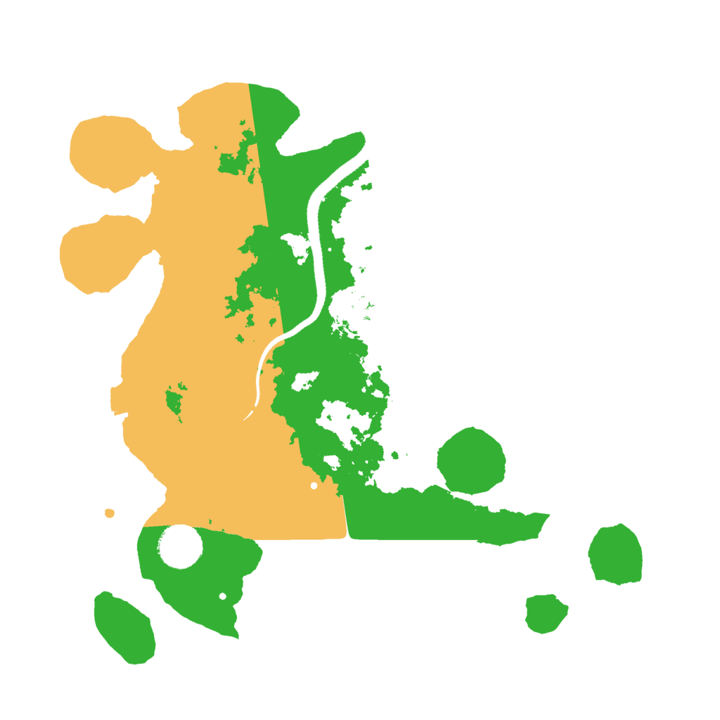 Biome Rust Map: Procedural Map, Size: 3000, Seed: 825376