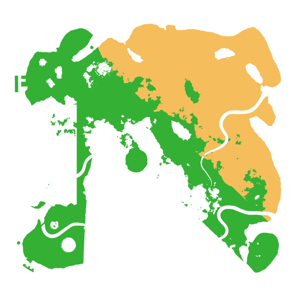 Biome Rust Map: Procedural Map, Size: 3750, Seed: 681373