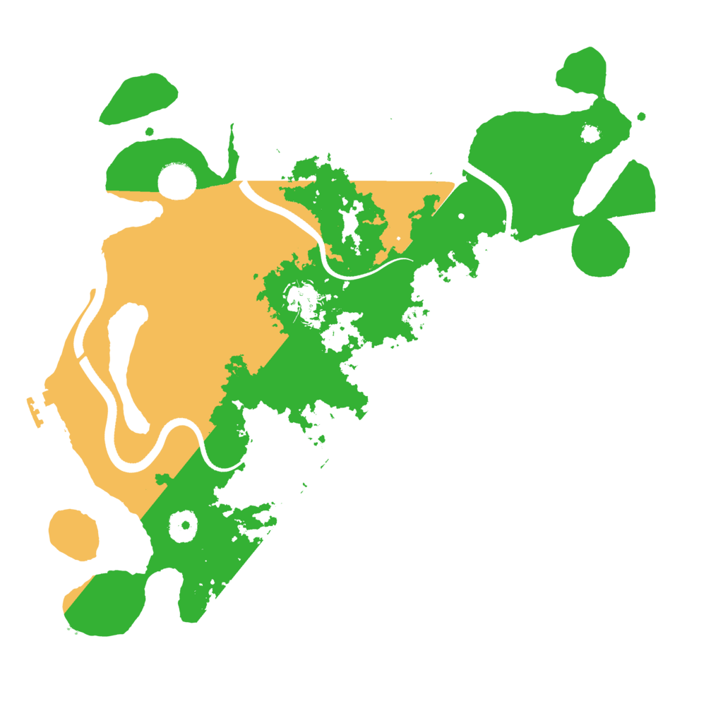 Biome Rust Map: Procedural Map, Size: 3500, Seed: 913373