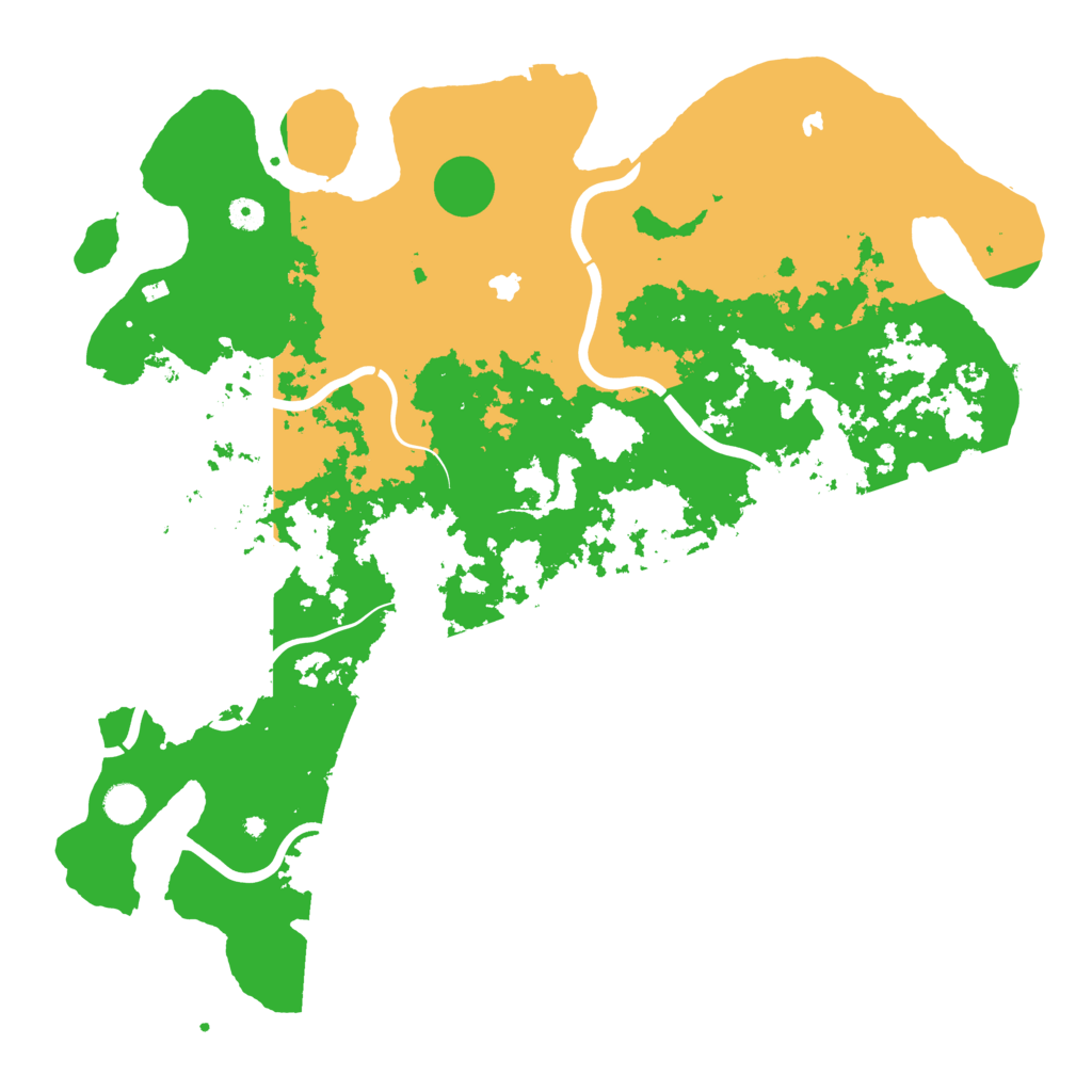 Biome Rust Map: Procedural Map, Size: 4750, Seed: 567986