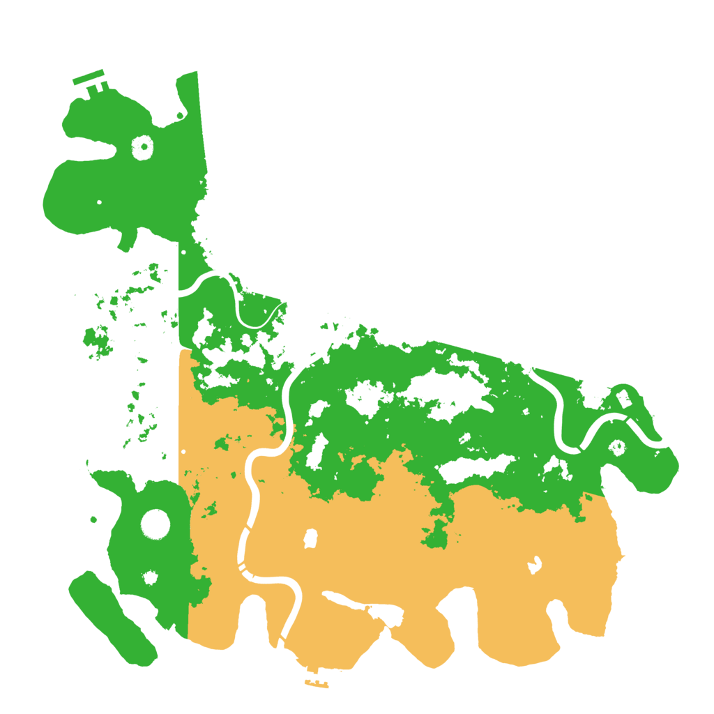 Biome Rust Map: Procedural Map, Size: 4500, Seed: 515193