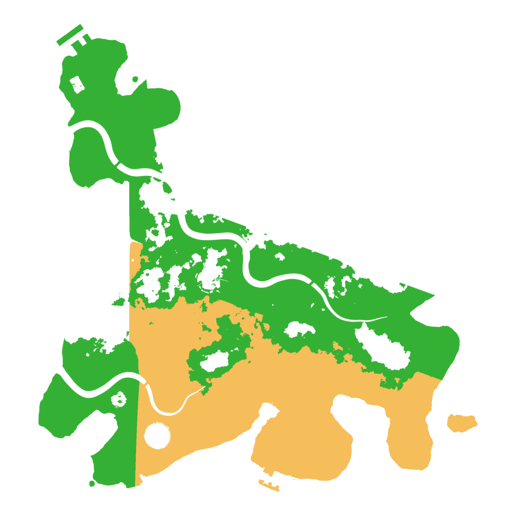 Biome Rust Map: Procedural Map, Size: 3500, Seed: 867610