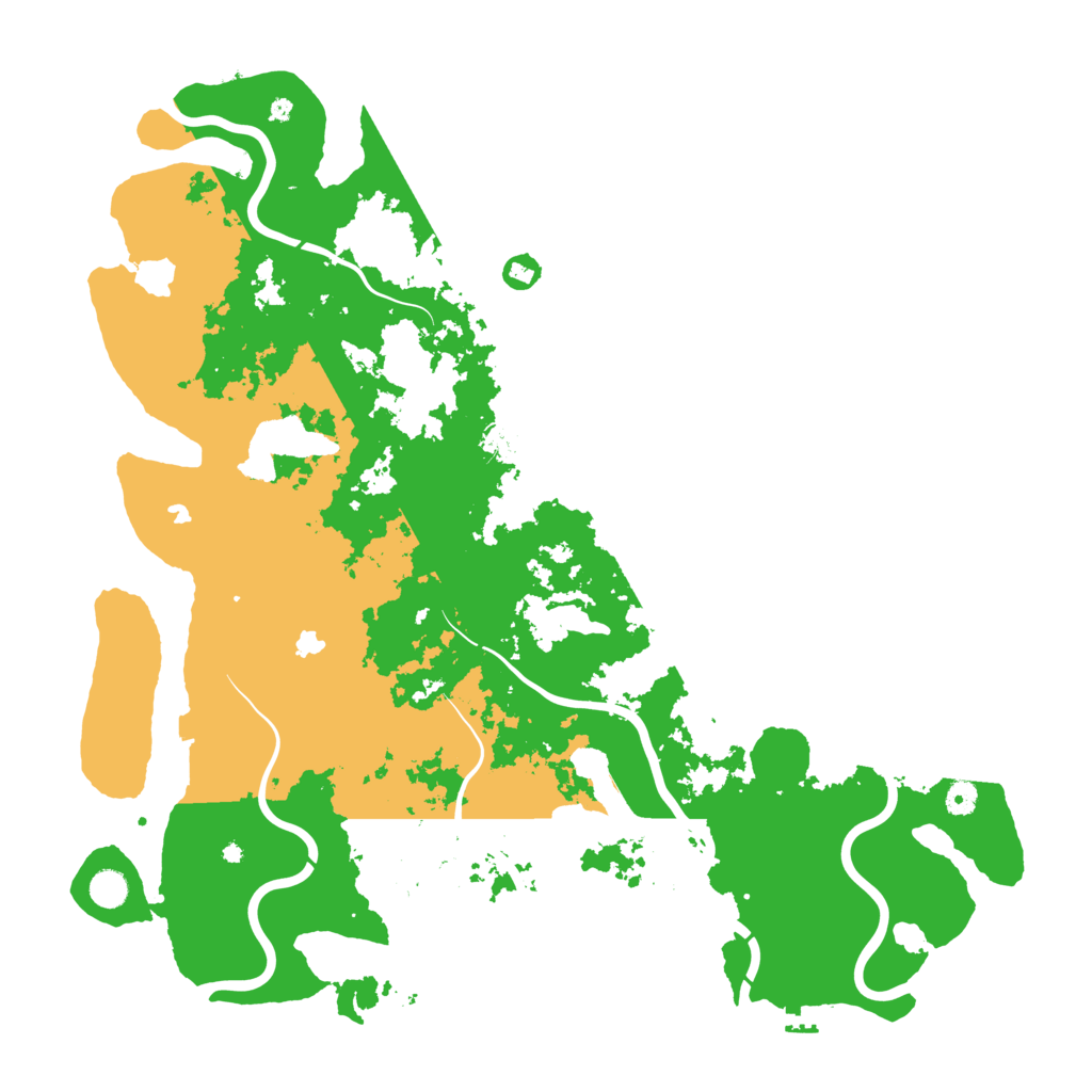 Biome Rust Map: Procedural Map, Size: 5000, Seed: 309621