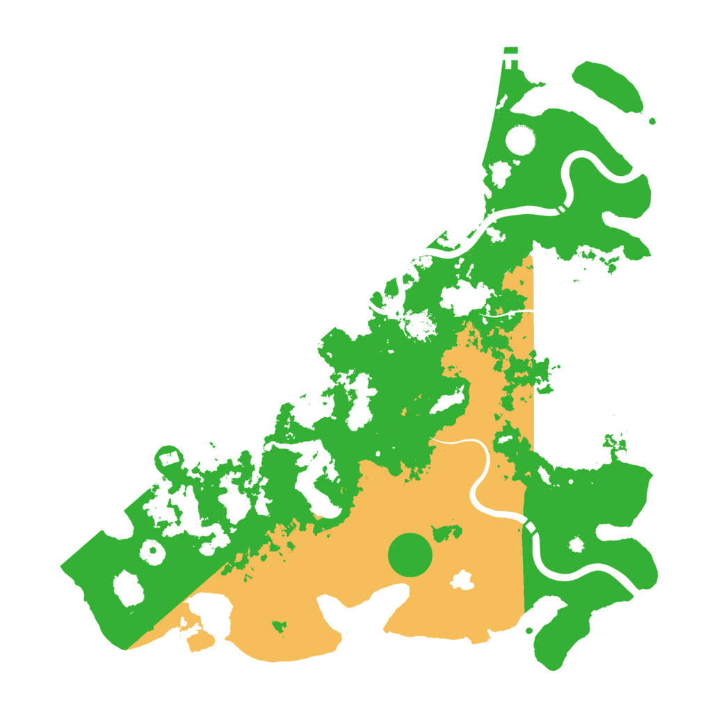Biome Rust Map: Procedural Map, Size: 4250, Seed: 600500