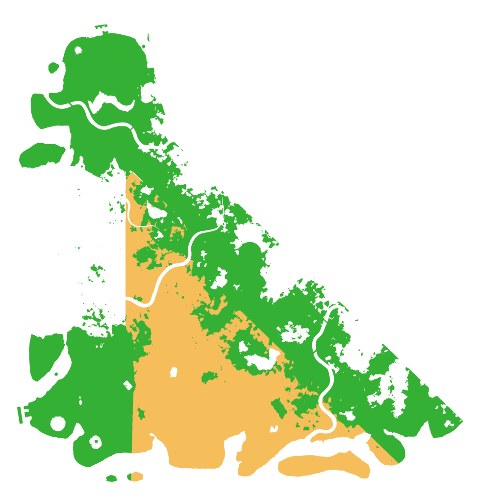 Biome Rust Map: Procedural Map, Size: 6000, Seed: 4180085