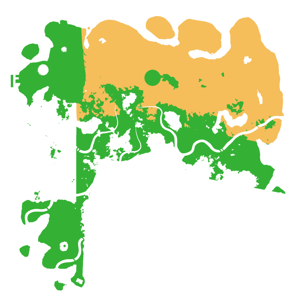 Biome Rust Map: Procedural Map, Size: 5000, Seed: 128404