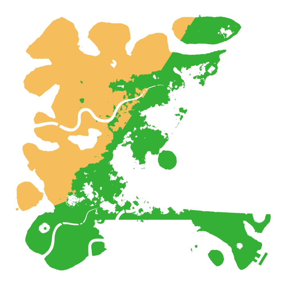 Biome Rust Map: Procedural Map, Size: 4250, Seed: 761711