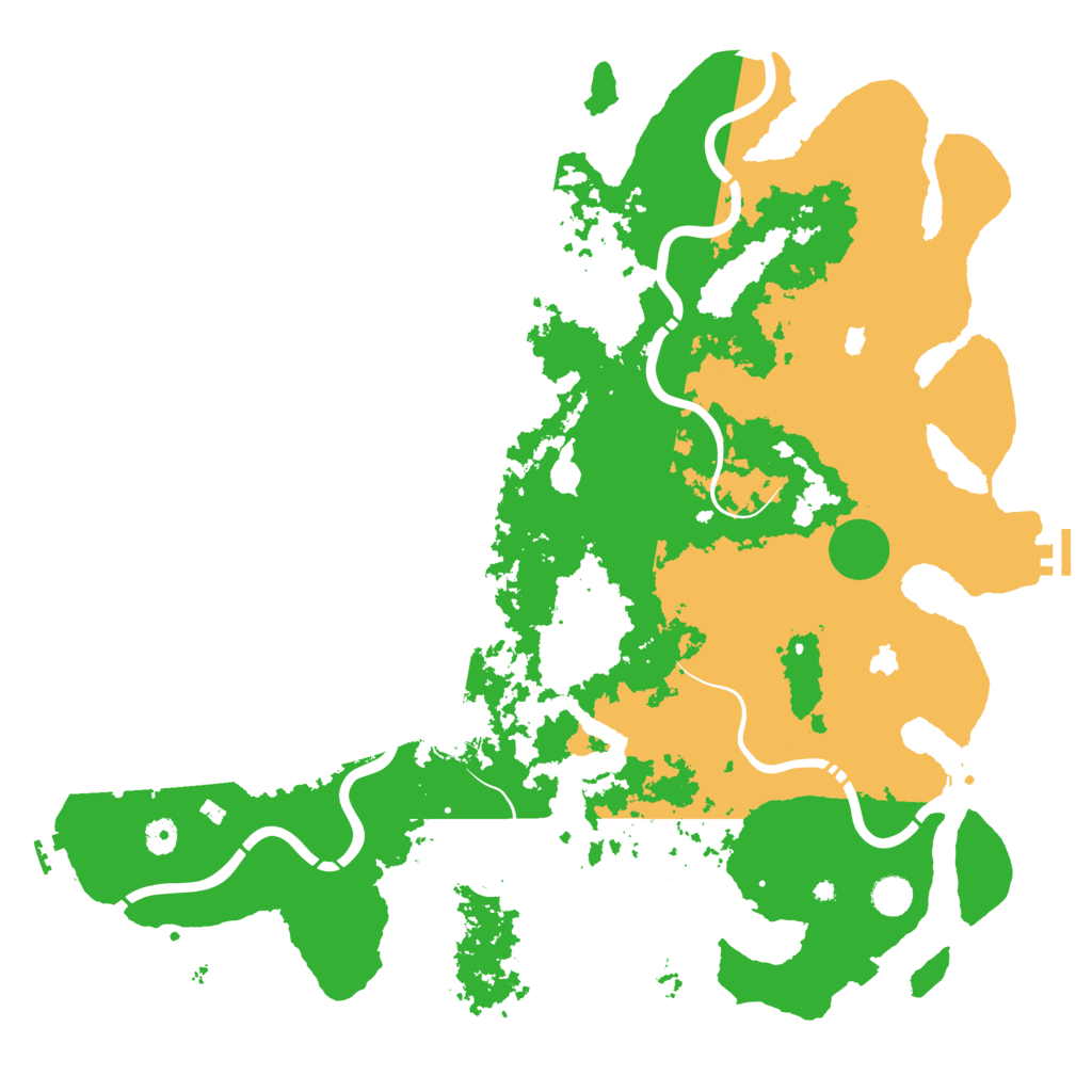 Biome Rust Map: Procedural Map, Size: 4750, Seed: 933910