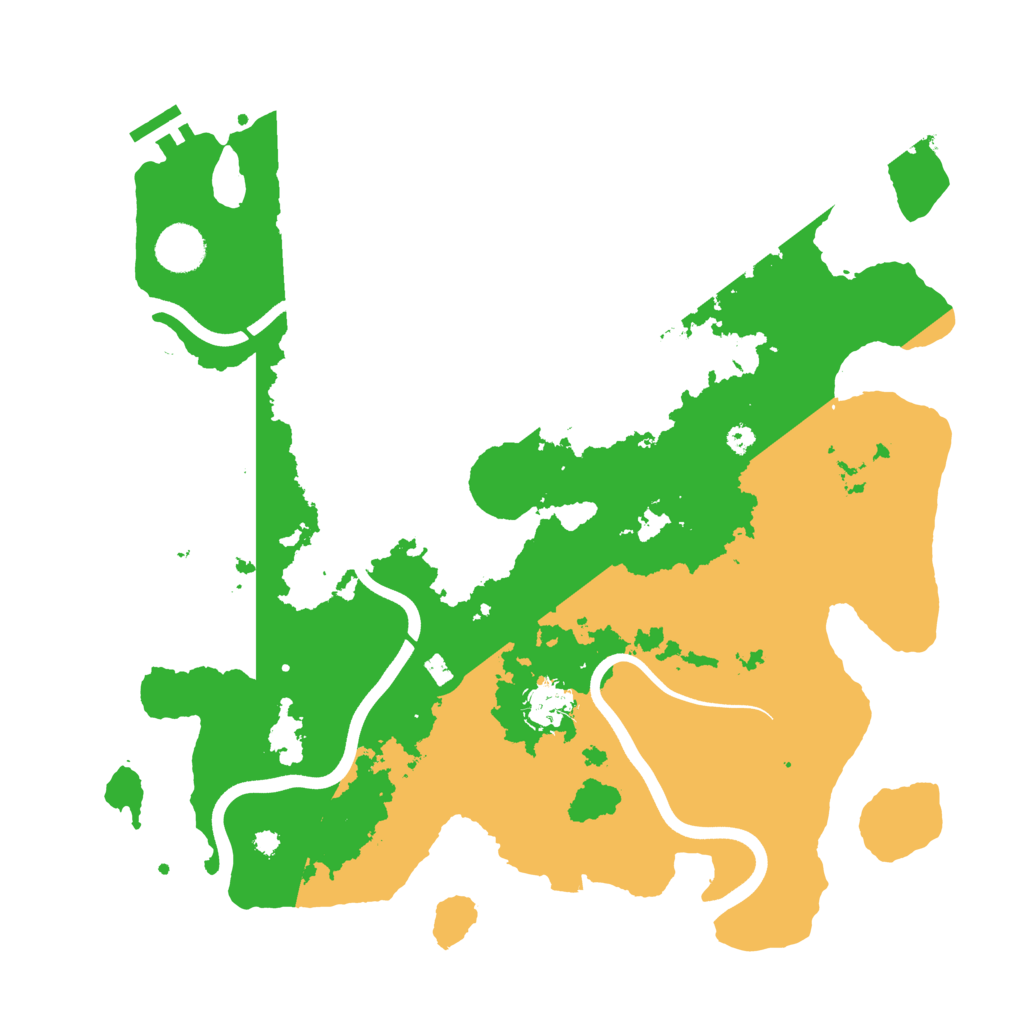 Biome Rust Map: Procedural Map, Size: 3750, Seed: 493817