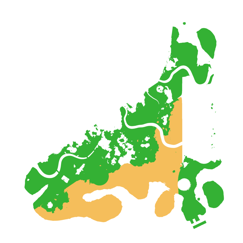 Biome Rust Map: Procedural Map, Size: 3500, Seed: 786505