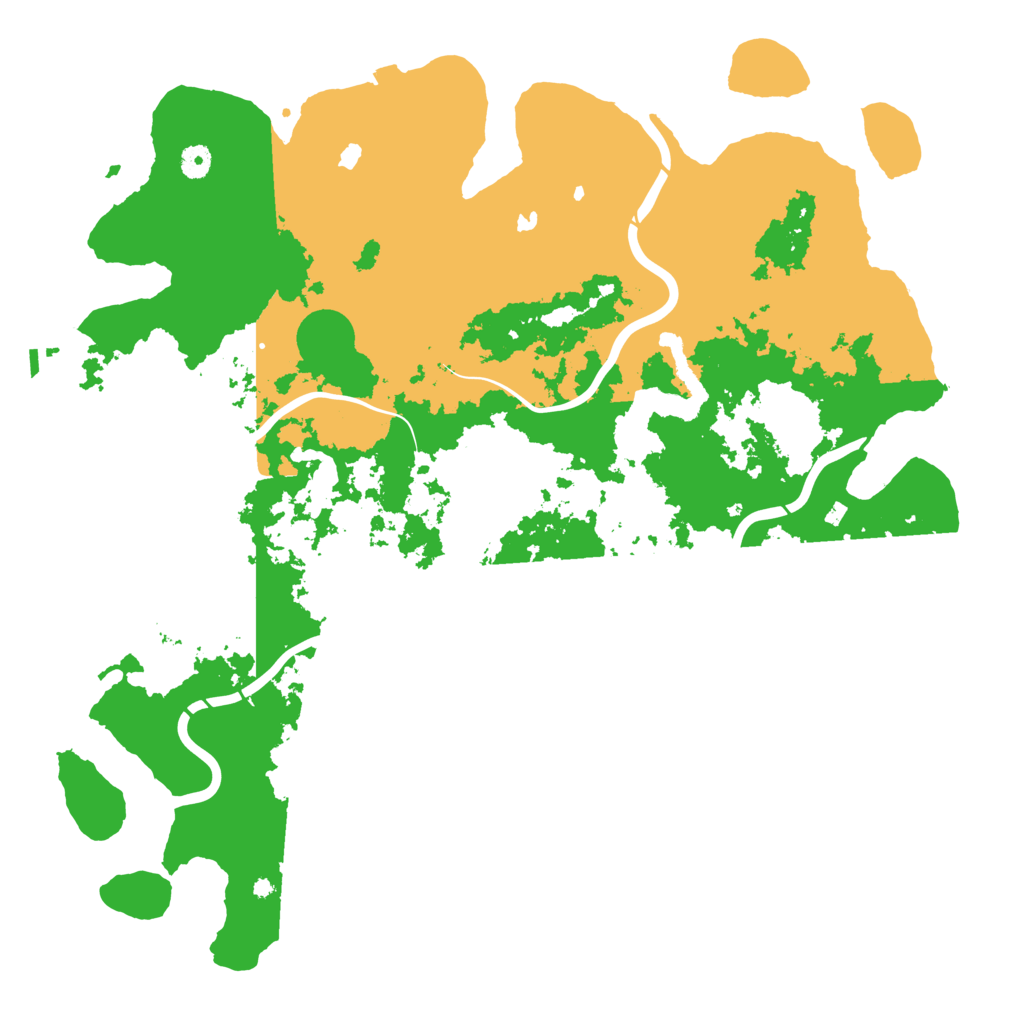 Biome Rust Map: Procedural Map, Size: 4750, Seed: 784268