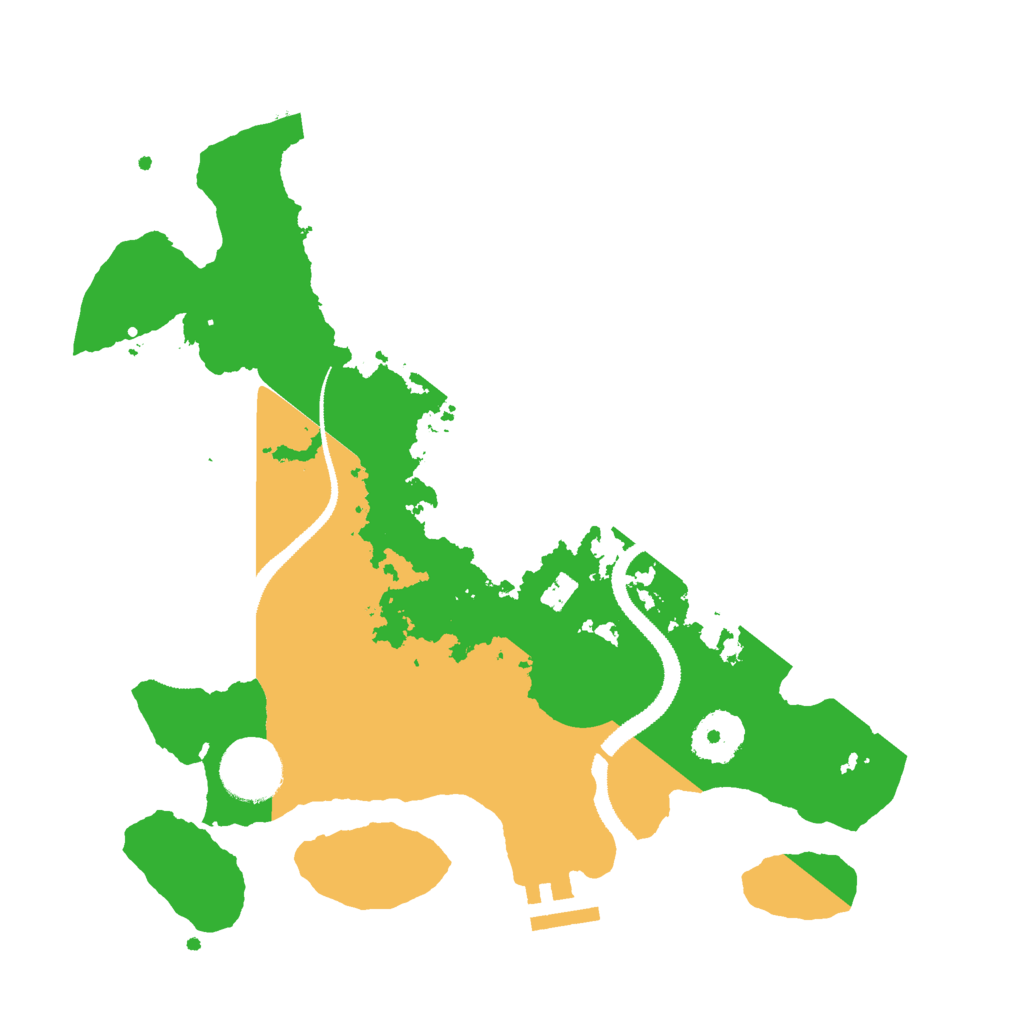 Biome Rust Map: Procedural Map, Size: 3000, Seed: 373474589