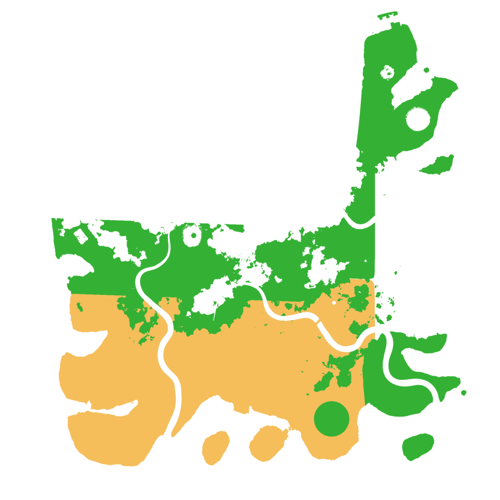 Biome Rust Map: Procedural Map, Size: 3750, Seed: 321428