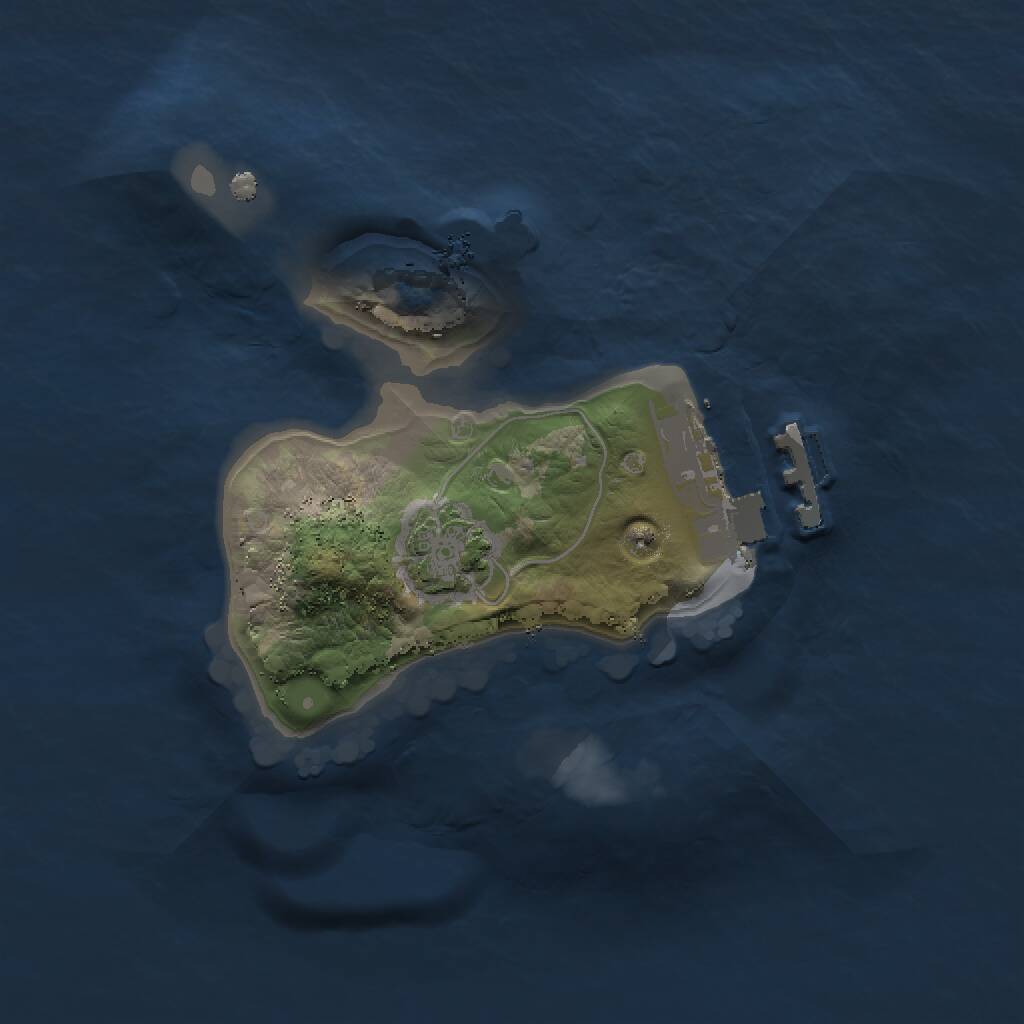 Rust Map: Procedural Map, Size: 1500, Seed: 108583328, 5 Monuments