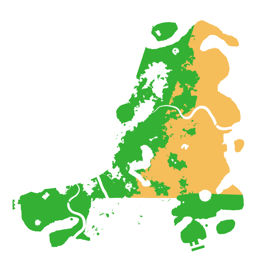 Biome Rust Map: Procedural Map, Size: 4000, Seed: 277813