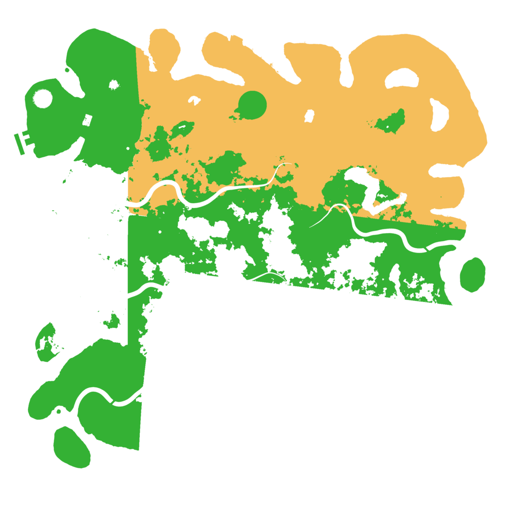 Biome Rust Map: Procedural Map, Size: 4750, Seed: 450293